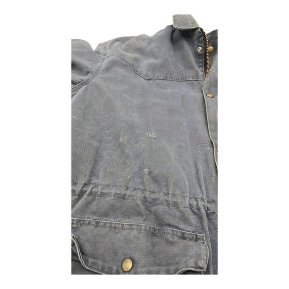 Vtg Carhartt Jacket Men 2XL Charcoal Chore Gorpcore Workwear C46PTL Duck Canvas - Picture 3 of 12